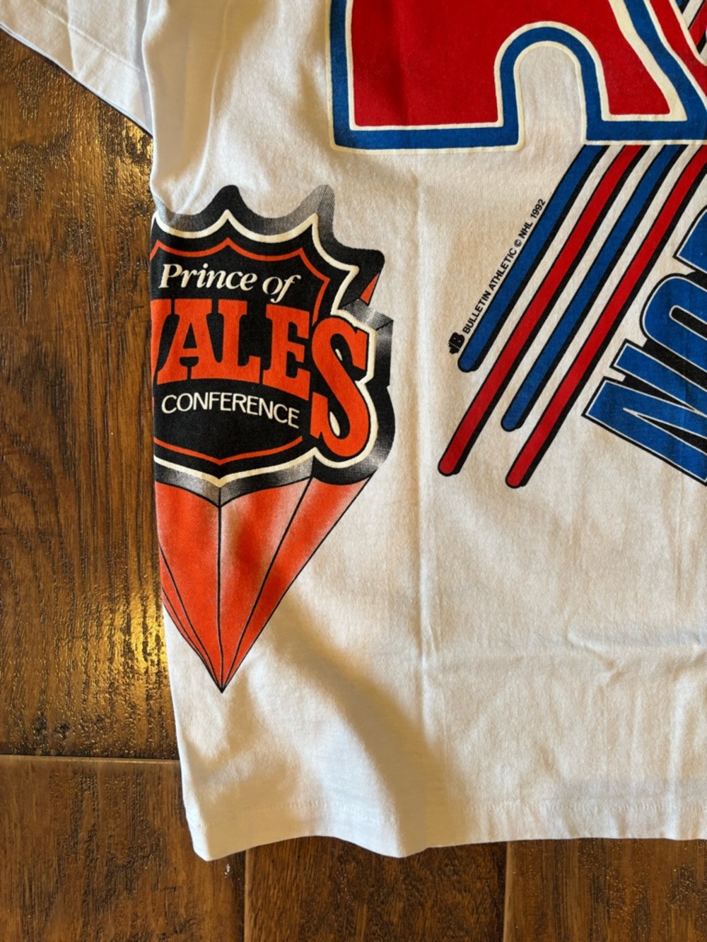 Vintage 1992 Quebec Nordiques Bulletin AOP Shirt - Picture 11 of 14